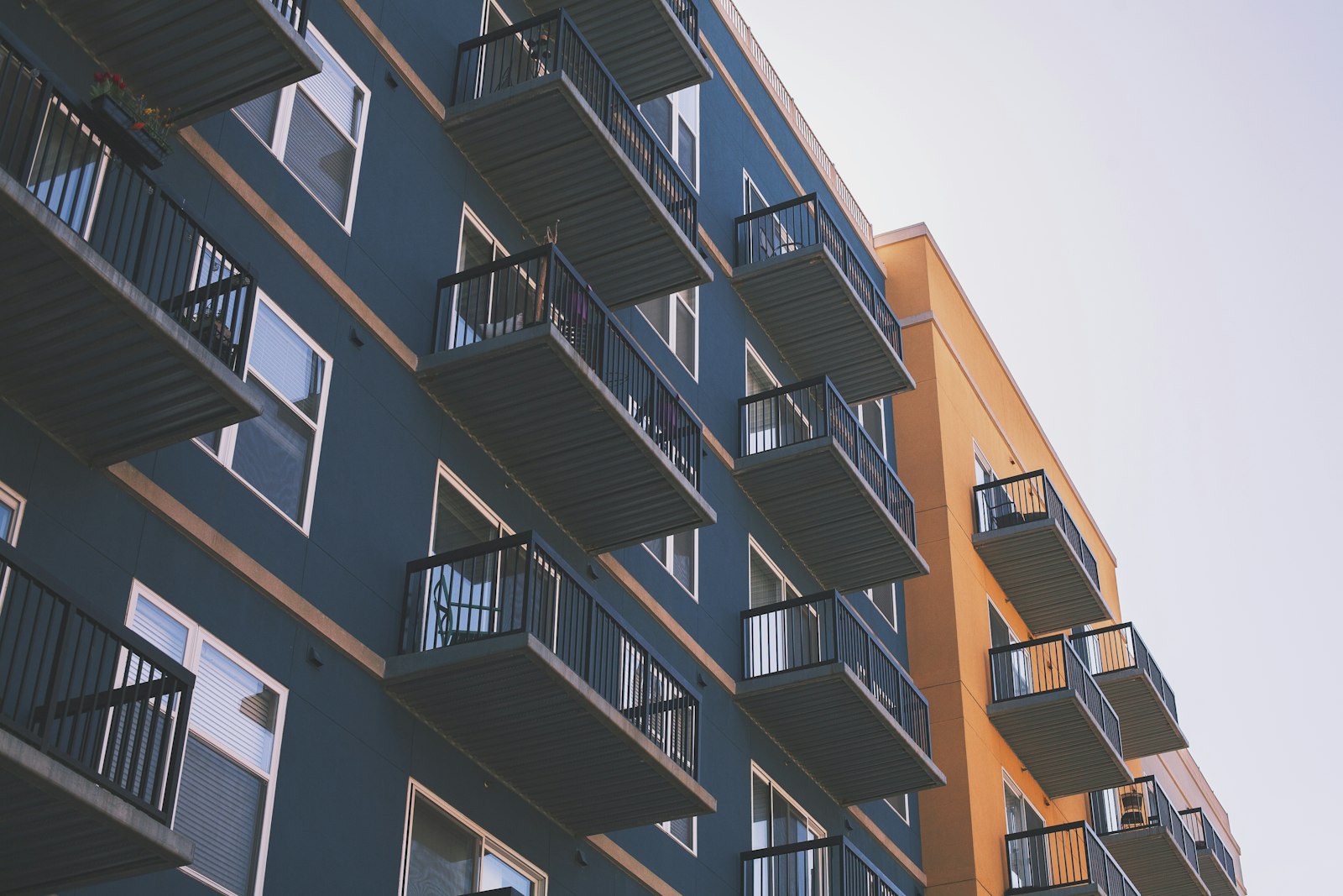 Modern apartment tower